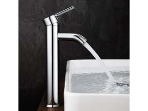 Robinet lavabo,salle bain avec haut mitigeur lavabo pour lavabo ou vasque de salle bain, chaude et froide réglable de mitigeur lavabo 200