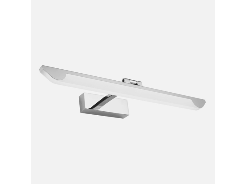  Éclairage de tableau fabrilamp greco chrome led intégrée 12 w 750 lm 4000 k ip20 5x54x17 cm 171861420 - Conforama D