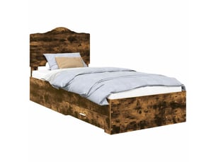Lit simple 70x190 cm    coloris marron