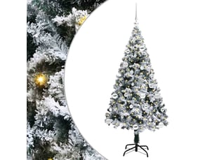 Sapin de noël artificiel, arbre de noël blanc 150 cm pvc, acier et plastique shl8121
