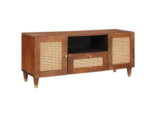 Meuble tv coloris marron 105 cm <strong></strong>  <strong></strong>