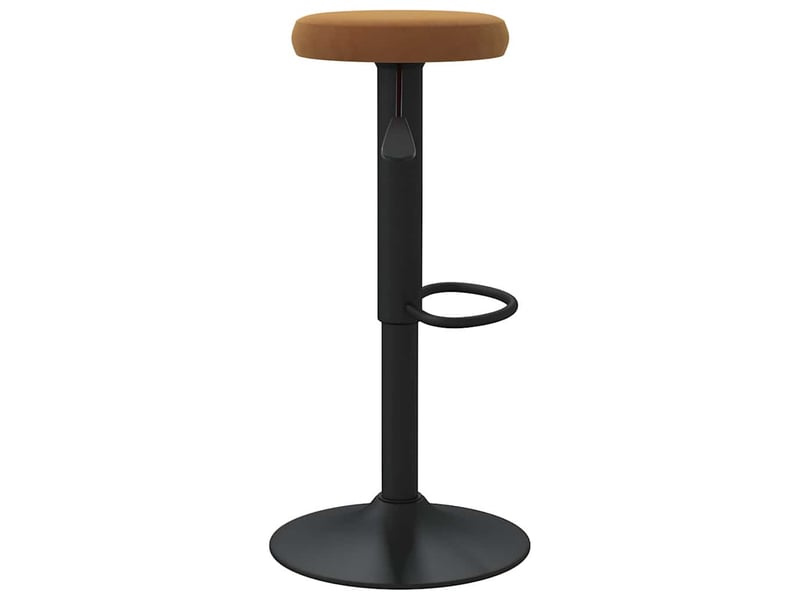  Lot de 2 tabouret de bar, chaise de bar marron velours shl43711  - Conforama E