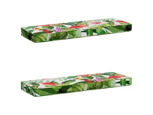 Lot de 2 coussins de banc, coussins d'assise vught 100 % polyester cf58319