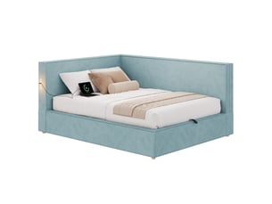 Lit banquette 140x200 cm   Morn Vibe coloris bleu