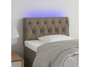 Tete de lit A poser largeur 80 cm   taupe