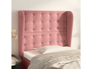 Tete de lit A poser largeur 83 cm   rose