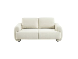 Canapé droit fixe <strong></strong> <strong></strong> 2 places Tissu beige