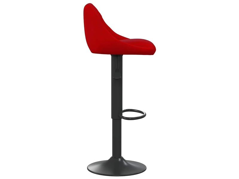  Lot de 2 tabouret de bar, chaise de bar rouge bordeaux velours shl42501  - Conforama E