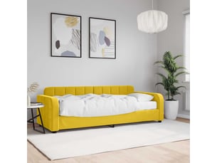 Lit simple 80x200 cm    coloris jaune