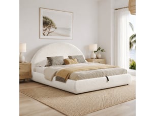 Lit coffre 180x200 cm    coloris blanc