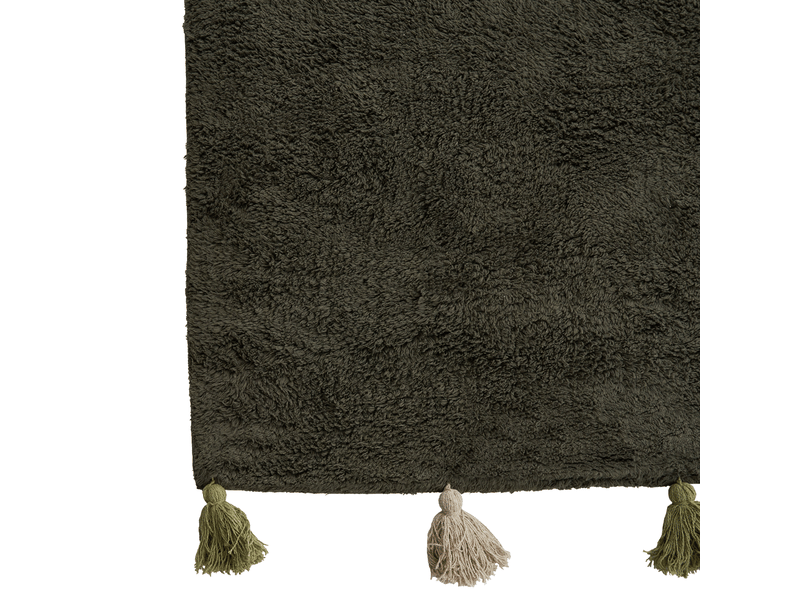  Tapis enfant kodinhi  vert foncé 140 x 200 cm coton  - Conforama E