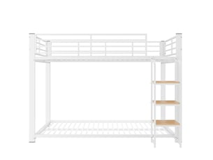 Lit superposé 90x200 cm <strong>OKWISH</strong> <strong></strong> coloris blanc
