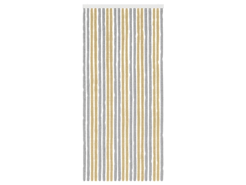  Rideau anti-insectes, moustiquaire en chenille gris et beige 90 x 200 cm cf43448  - Conforama C