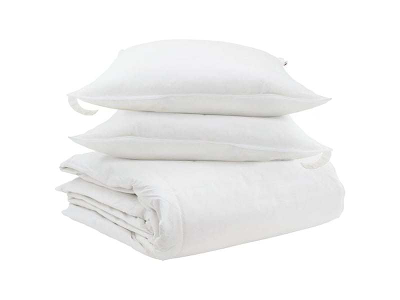  Ensemble de duvet avec oreiller 3 pcs - couette blanc plume de canard  - Conforama A