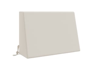 Coussin de dossier, coussin de dos soest 100 % polyester blanc 60 x 20 x 40 cm cf55203