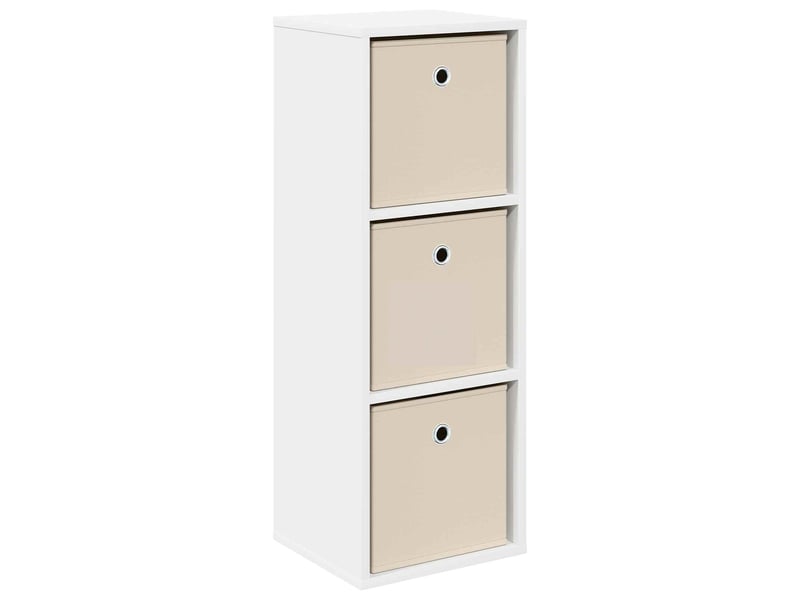 Buffet - bahut - meuble de rangement avec tiroir blanc 30,5 x 27 x 84,5 cm - Conforama A