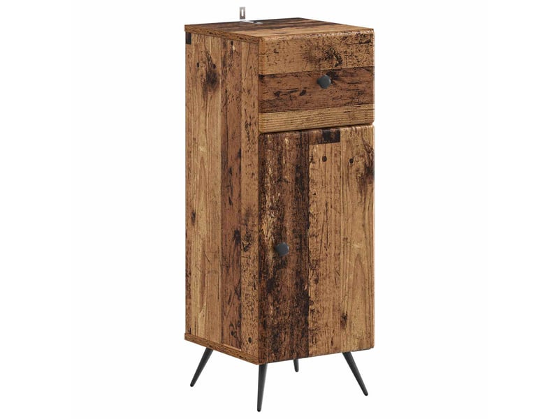  Ensemble de meuble de salle de bain 3 pièces breda bois ancien cf63344  - Conforama C