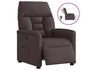 Fauteuil convertible VIDAXL  Tissu marron