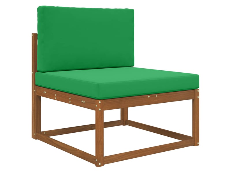  Coussin de canapé d'extérieur, coussin de chaise polyester vert 80 x 80 cm cf54194  - Conforama C