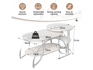 Table basse  coloris gris <strong></strong> <strong></strong>