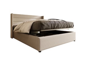 Lit coffre 160x200 cm TCQPZ coloris beige