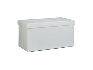Pouf / repose pied HELLOSHOP 26  blanc