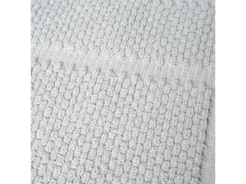  Tapis de bain antidérapant en coton 50x70 victor - gris clair  - Conforama C