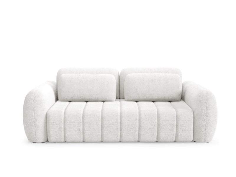  Canapé contii premium avec fonction de couchage couleur : quelle blanc  - Conforama B