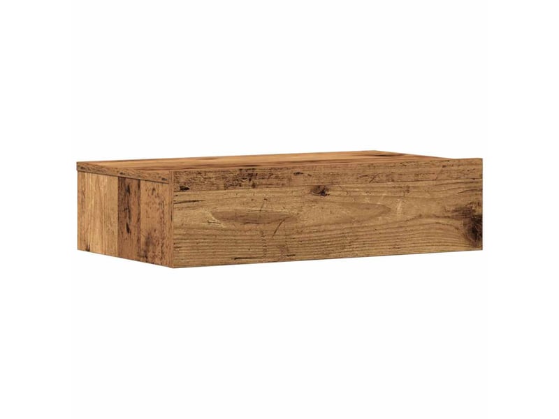  Table de chevet - cabinet de chevet - table de nuit vieux bois 60x35 cm bois d'ingénierie  - Conforama E