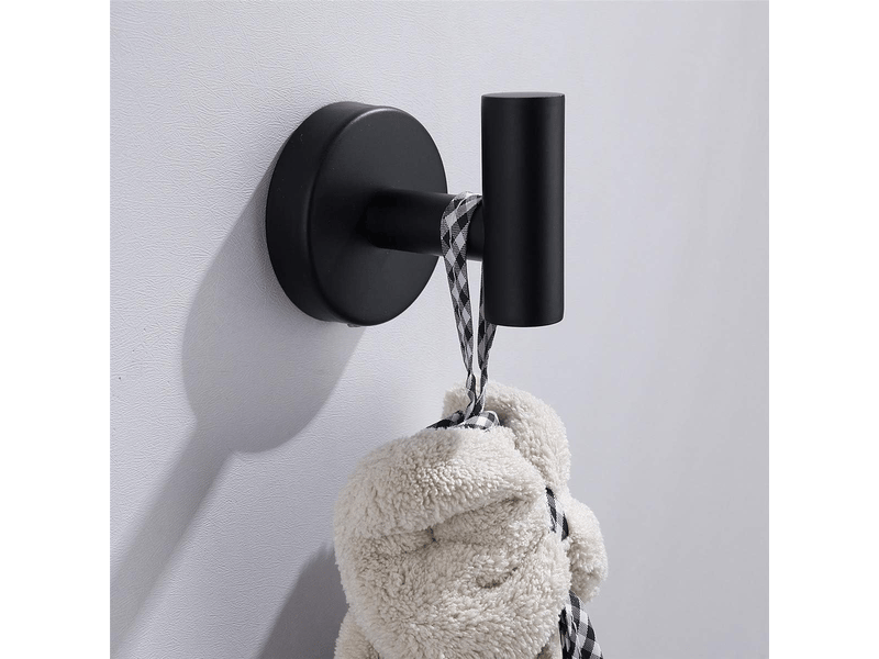  Crochet pour serviette en sus 304 acier inoxydable salle de bain cuisine crochets porte-manteaux peignoir polyvalent patère murale  - Conforama B