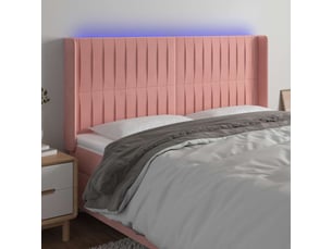 Tete de lit A poser largeur 183 cm rose