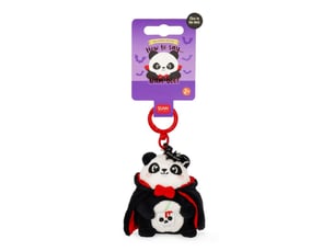 Peluche porte clefs halloween panda vampire - super soft