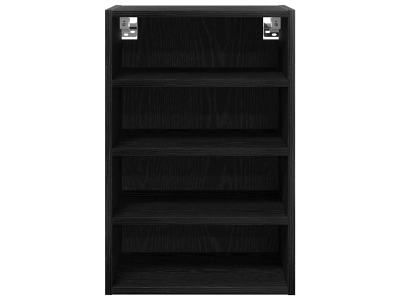  Meuble de rangement cuisine, armoire suspendue chêne noir 40x29,5x60cm  - Conforama E