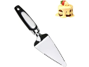 1 pcs pelle a tarte spatules coudées à pâtisserie acier inoxydable gâteau pelle gâteaux couper bord dentelé