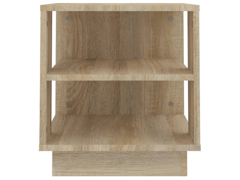  Table basse | table de salon chêne sonoma 40x40x43 cm bois d'ingénierie  - Conforama E
