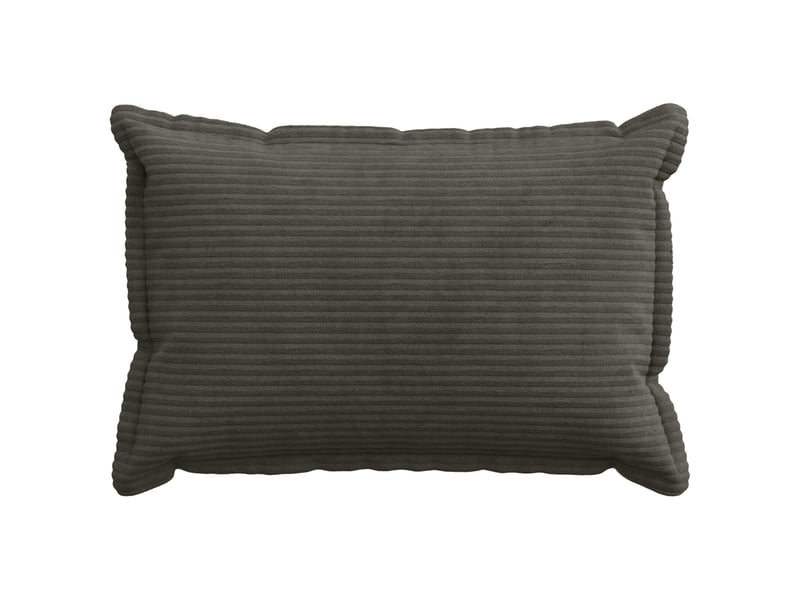 Lot de 2 housses de coussin houten anthracite 30 x 50 cm cf49267 - Conforama A