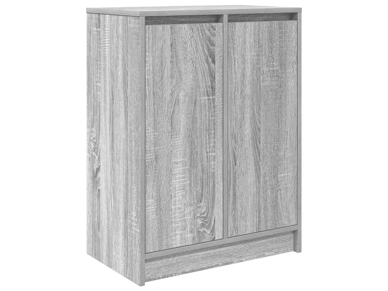  Meuble à chaussure, armoire à chaussures sonoma gris 57x34x76 cm bois d'ingénierie  - Conforama A