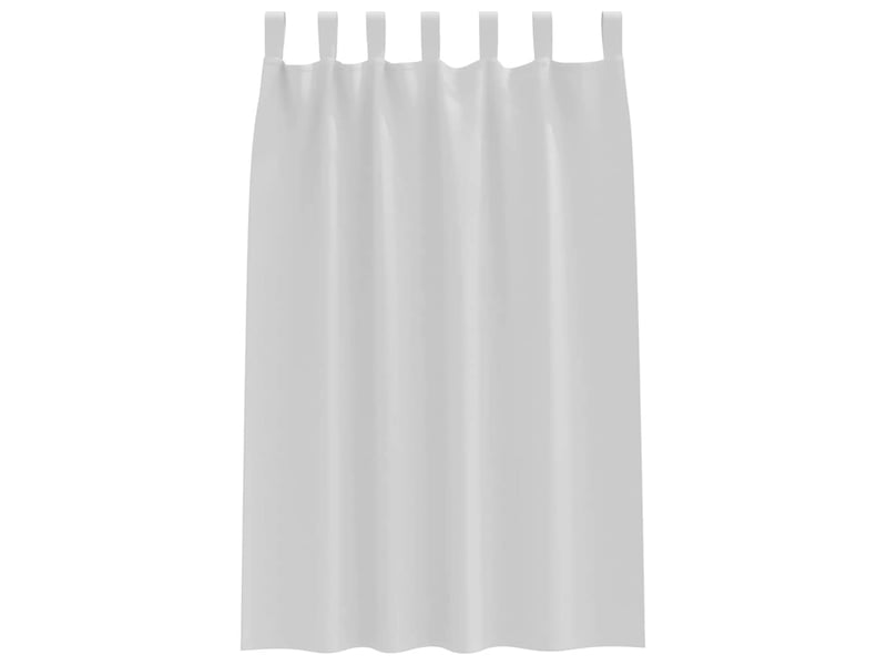  Lot de 2 rideaux occultants, rideaux black-out avec anneaux gris pâle 175 x 140 cm cf44661  - Conforama D