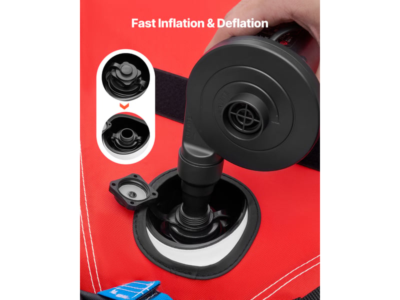  Vevor bouée tractée gonflable canapé pour tubing bateau 2 passagers 154 kg  - Conforama E