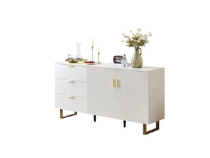 Lit jeune <strong>SWEIKO</strong> <strong></strong> - 160 cm coloris blanc