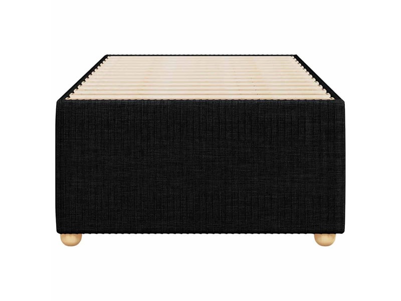  Lit simple- lit adulte -  cadre de lit sans matelas noir 100x200 cm tissu  - Conforama C