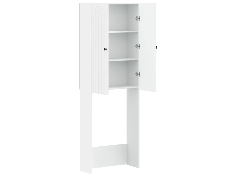 Armoire de toilette alkmaar blanc 66x25.5x190 cm - Conforama D