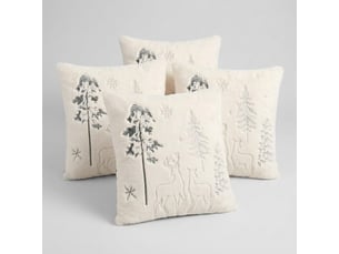 Coussin décoratif avec renne déhoussable 45x45 cm trysil