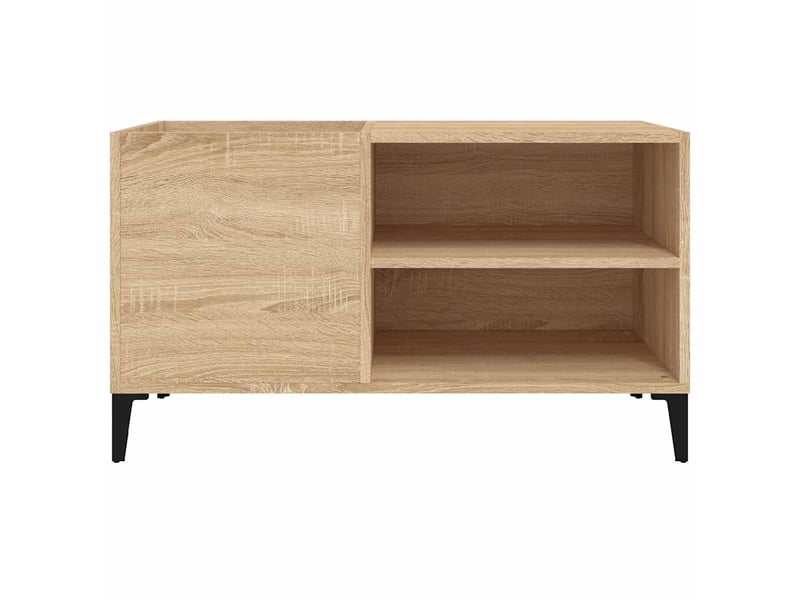  Armoire à disques, armoire de rangement chêne sonoma 84,5x38x48 cm bois d'ingénierie  - Conforama D