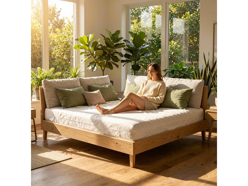  Avenco matelas 140x190, 18cm, matelas à mémoire de forme en gel, mousse en matériau bambou, certifié s?r et fiable par certipur-us et oeko-tex, sommeil frais, evacuation de l'humidité, lavable  - Conforama B