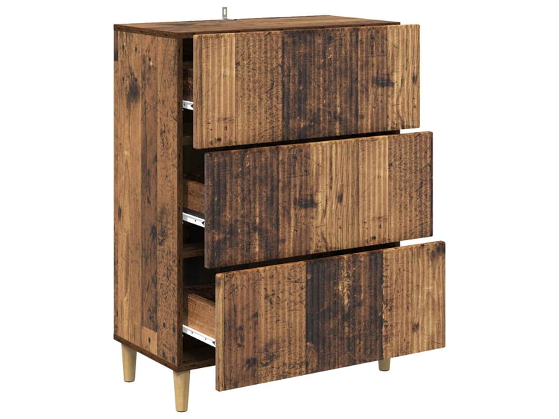 Armoire de rangement bureau, armoire à tiroirs 66 x 34,5 x 90 cm bois d'ingénierie shl5089 - Conforama E