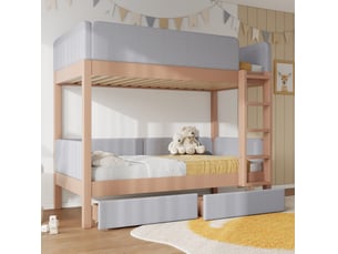 Lit superposé 2x90x200 cm VIVRYN   coloris bicolore