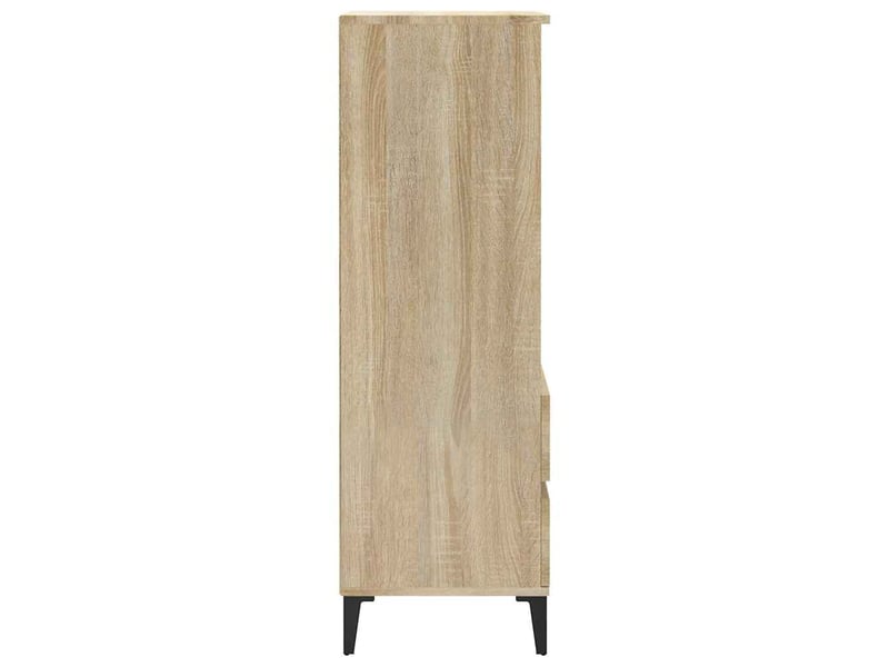  Buffet haut - bahut - meuble de rangement chêne sonoma 40x36x110 cm bois d'ingénierie  - Conforama E
