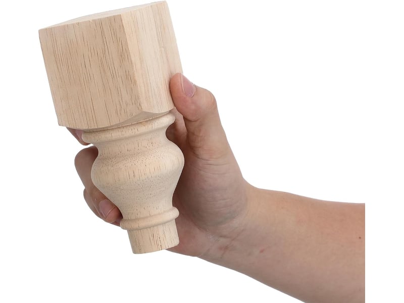  Meubles bois ronds non finis de canapé et table basse style français avec texture bois naturel pour meubles rustiques et commodes  - Conforama D