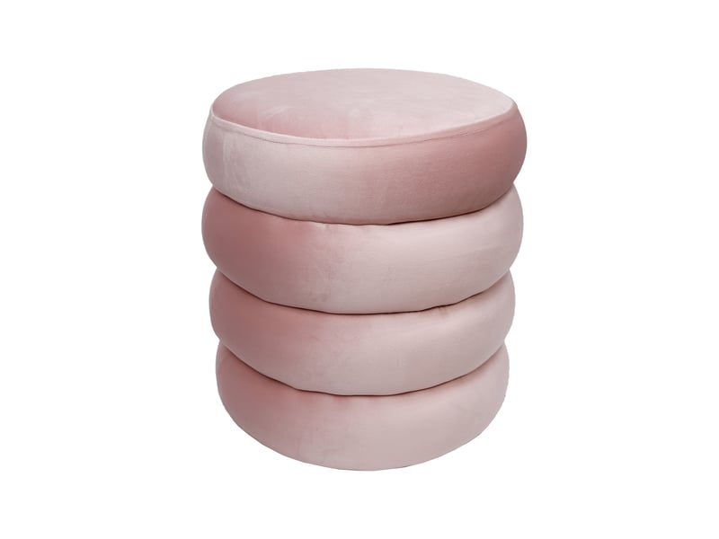 Pouf rose  - Conforama L